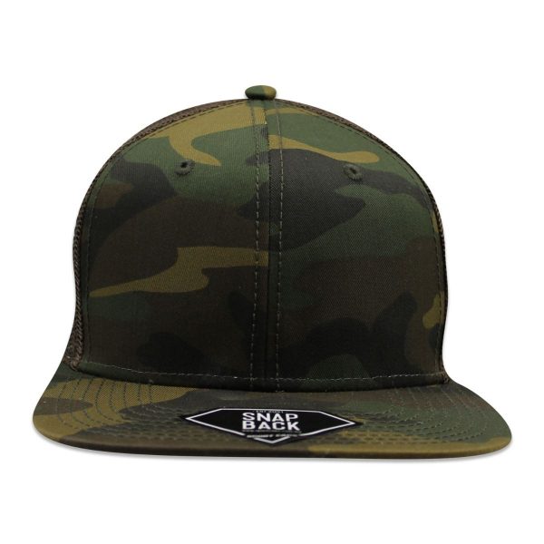 24 Gorras Snapback Trucker Camuflajeada, incluye digitalizado