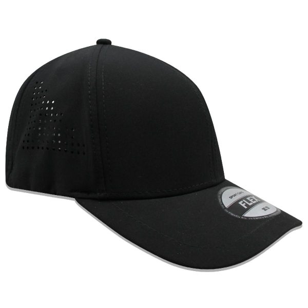 Paquete de 24 Gorras Trucker Flex Unitalla Negro, incliye digitalizado