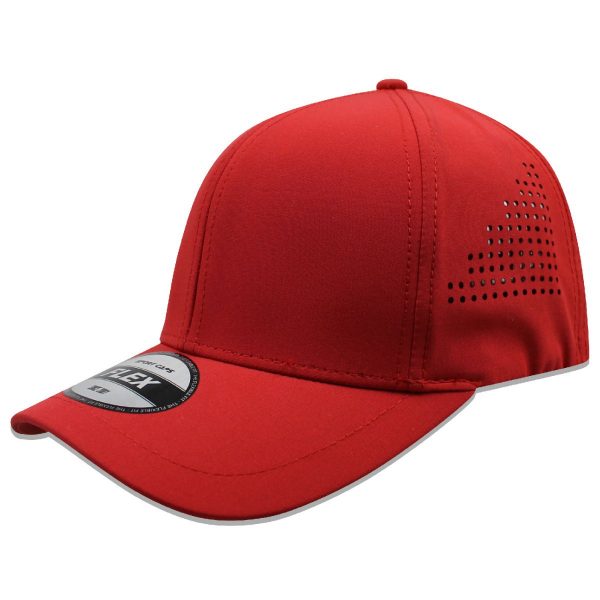 Paquete de 24 Gorras Tactic Flex Unitalla, incluye digitalizado<span> - </span>Rojo