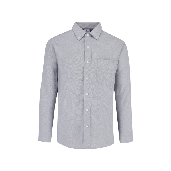 Camisa Tipo Oxford Manga Larga, para Caballero<span> - </span>Blanco, S